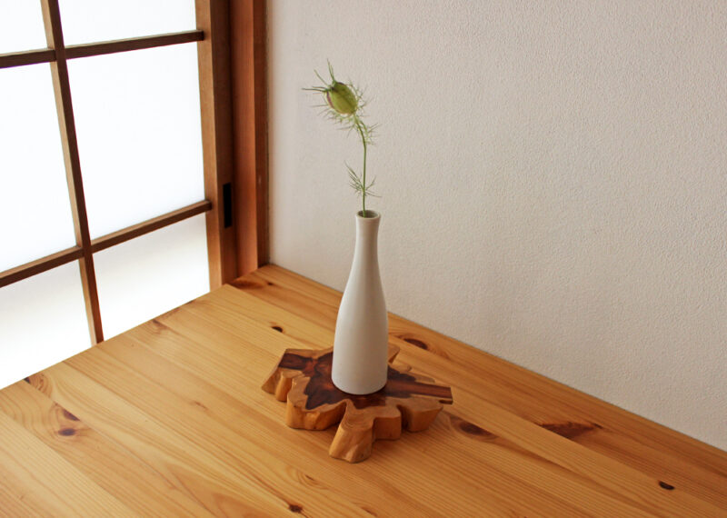「かんたんあんしん珪藻土」を塗った和室の壁