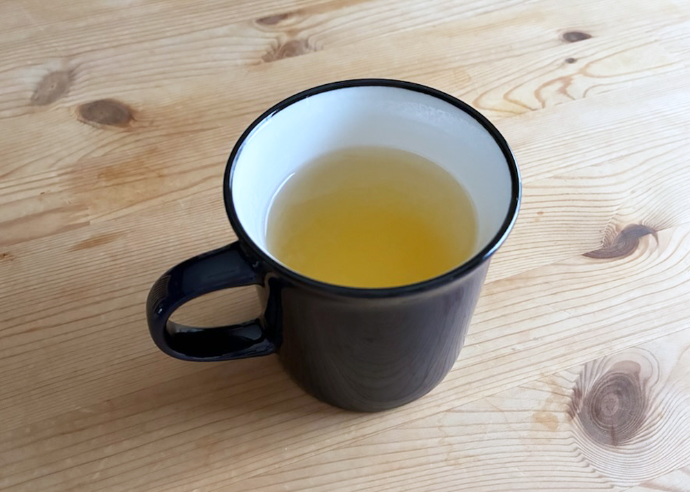 梅シロップのお湯割り