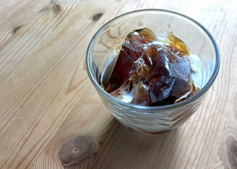 カフェインレスのコーヒーゼリー